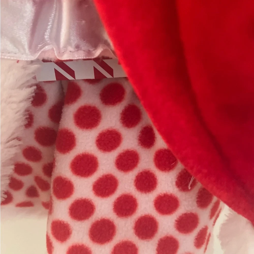Dog Red and White Pet Christmas Outfit